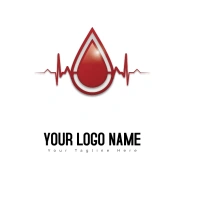 Blood Donation Logo template