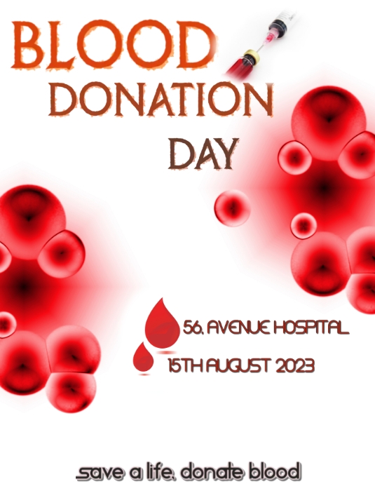 Blood Donation Flyer Design Blood Donation Flyer Design