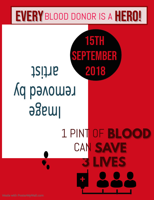 Blood Donation Flyer Template PosterMyWall