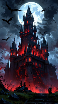 Blood Moon Castle Instagram Story template