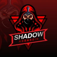 Blood Red Esports Gaming Logo template
