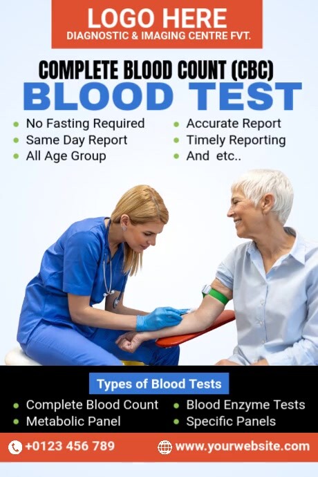 Blood Test Ads Template | PosterMyWall