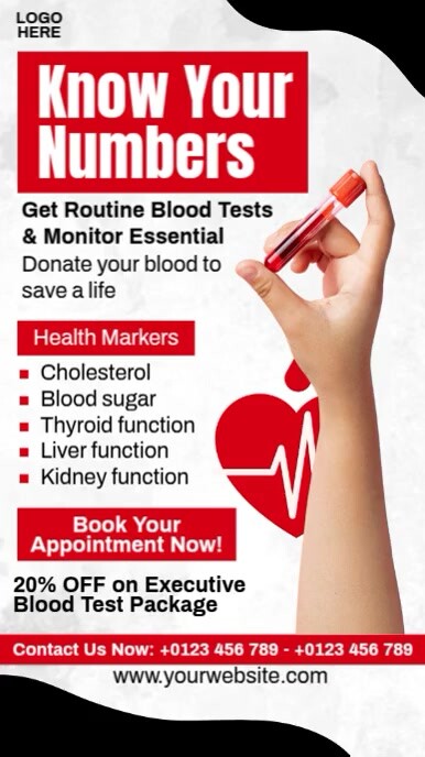 Copy of Blood Test Ads | PosterMyWall