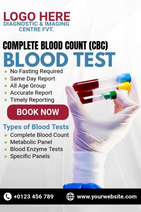 Blood Test Ads Template | PosterMyWall