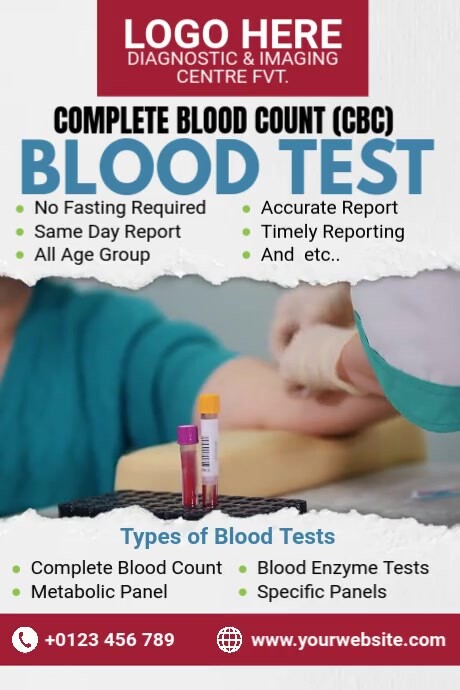 Blood Test Ads Template | PosterMyWall