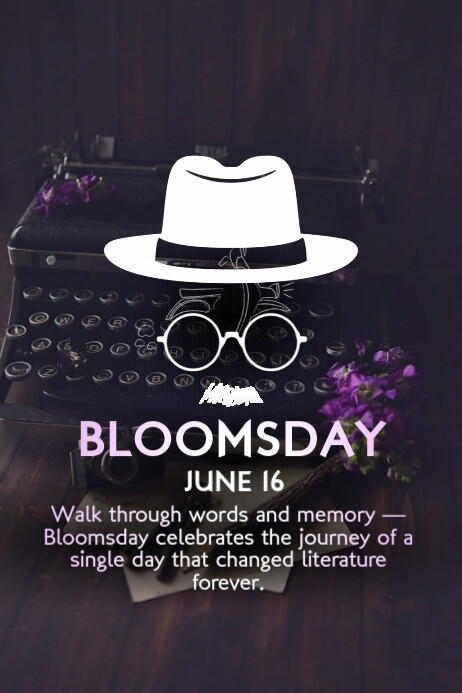 Bloomsday Template  Poster