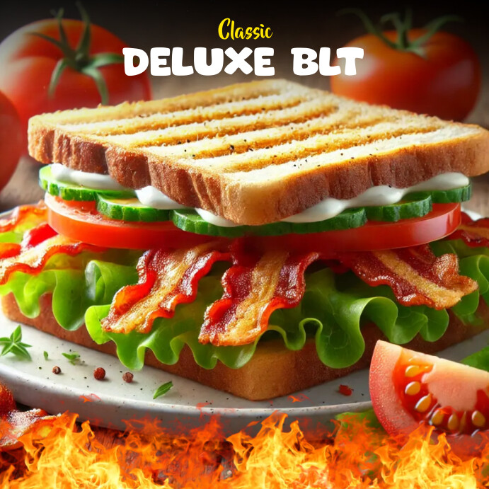 BLT Sandwich - BLT Instagram Ad template