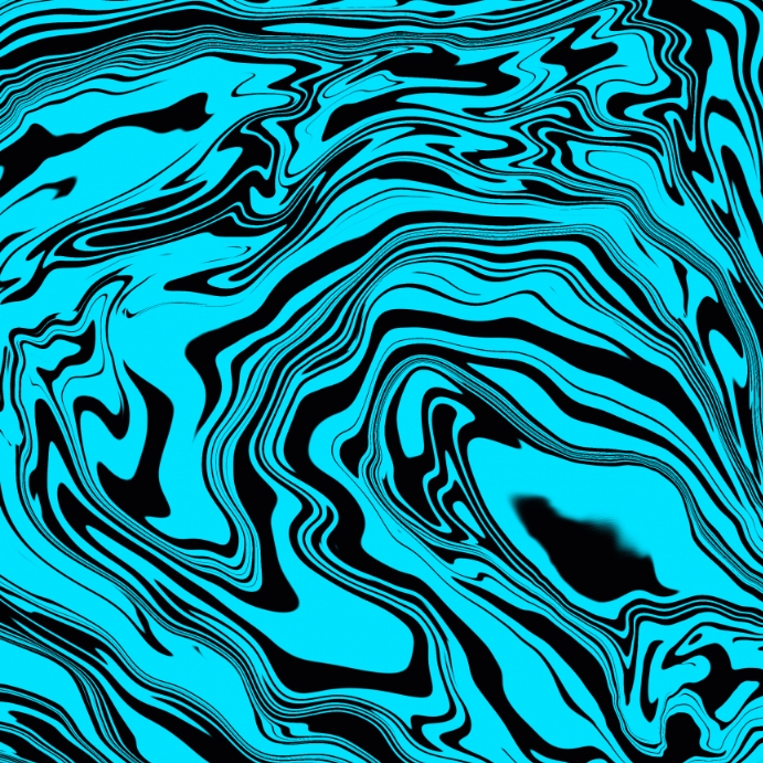 R. Blue & Black Liquid Background Wpis na Instagrama template