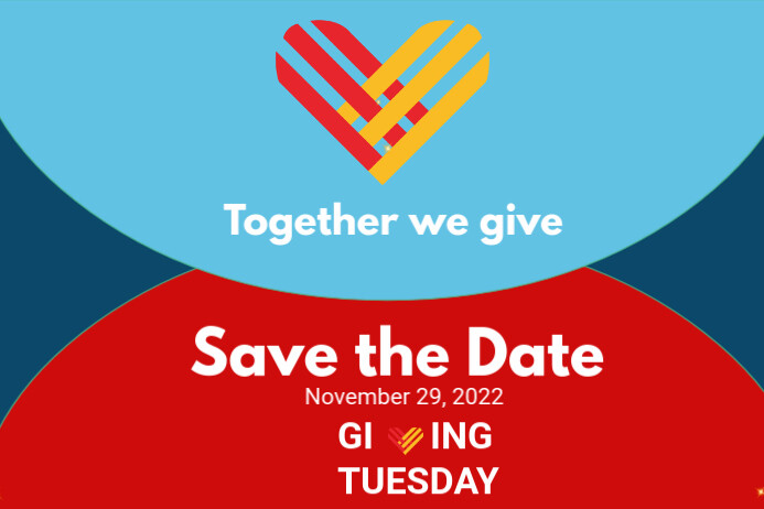 Blue . Giving Tuesday Poster Template | PosterMyWall