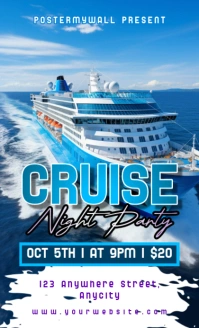 Blue 3d Cruise Party Legal As template
