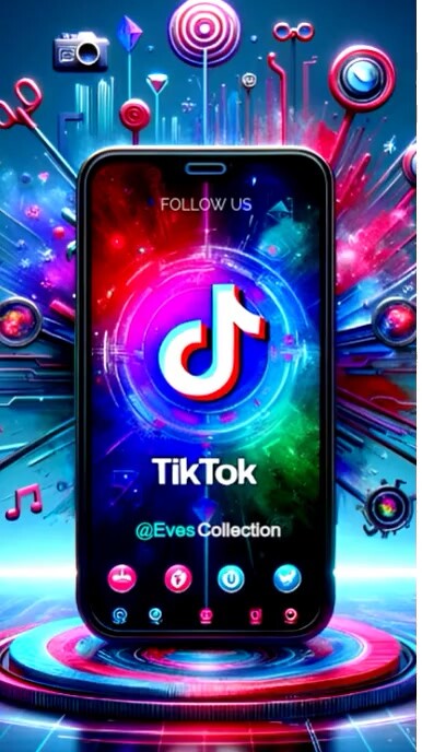 Blue 3d Tiktok Account Follow Us Video Editable Template  Instagram Reel