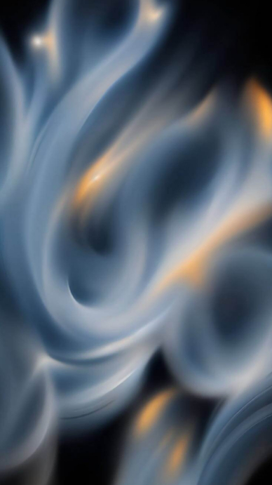 Blue Abstract Abstract Art Digital Display. “Soft Glow Abstract Waves ...