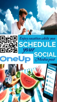 Blue Abstract Social Media Post Digital Displ Ekran reklamowy (9:16) template