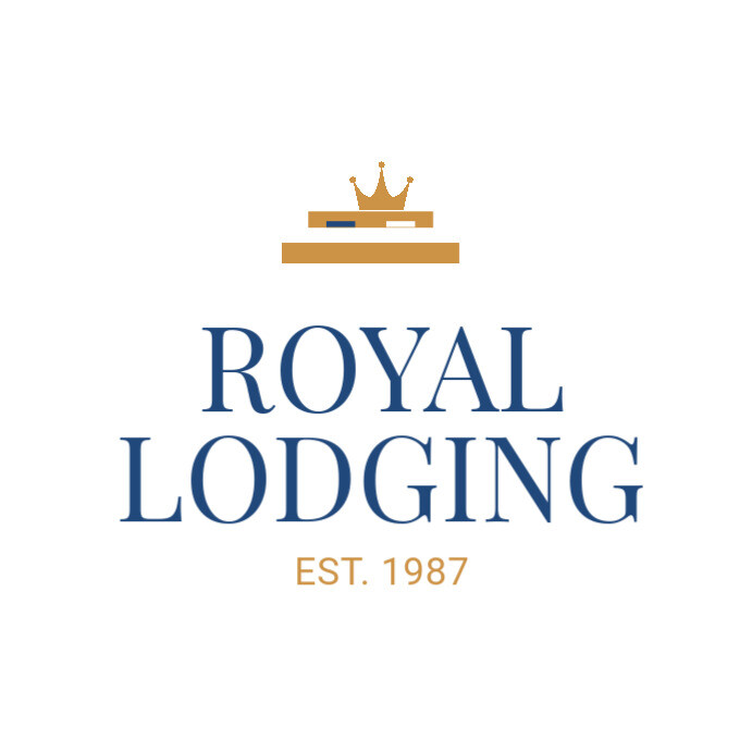 Blauen Und Goldenen Koniglichen Logo Vorlage Postermywall