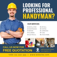 Blue and White Professional Services Instagra template