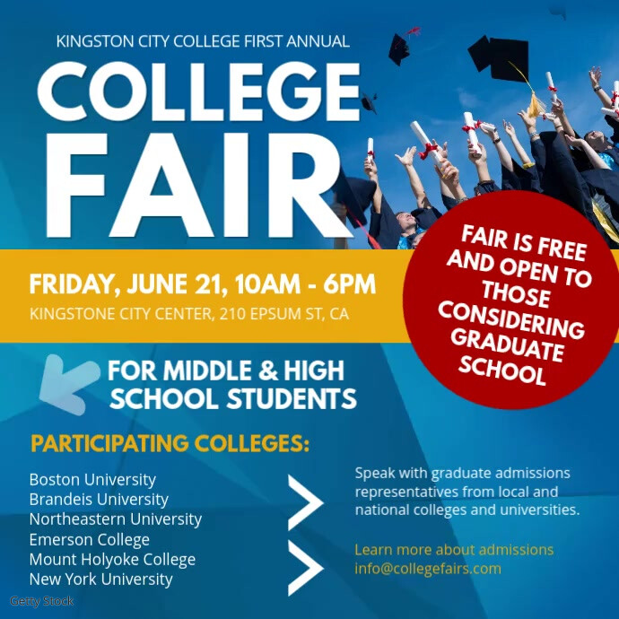 College Fair Flyer Template Collection