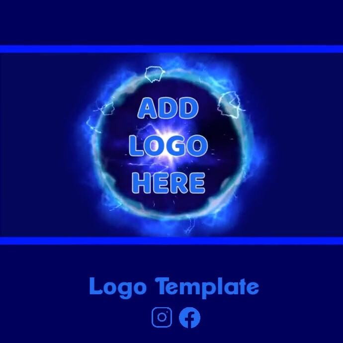 Blue Animation Logo Template | PosterMyWall