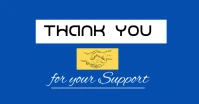 Blue Appreciation Post Facebook Ad template