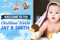 Blue Baptism Template Banner 4