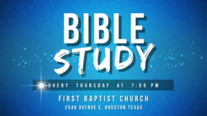 Blå Bible Study Digital Display Template