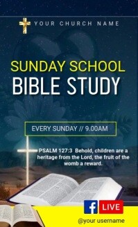 Blue Bible Study Us Legal template
