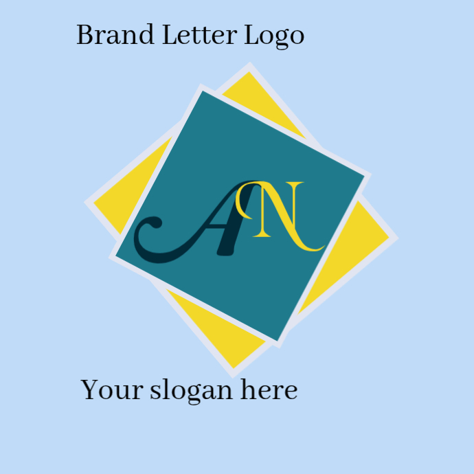 Blue Brand letter Logo Logo Template | PosterMyWall