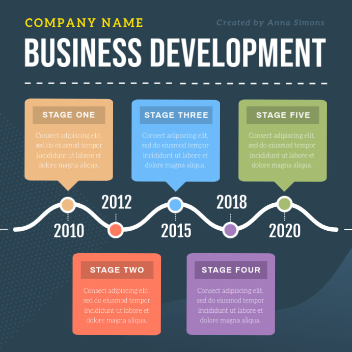 Blue Business Infographic Instagram Image Template PosterMyWall
