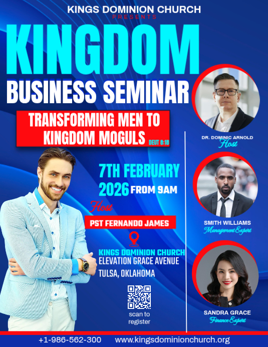 Blue Business Seminar Flyers Template | PosterMyWall