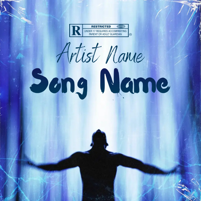 blue cd cover art music template free mixtape PosterMyWall blue cd cover art music template free mixtape PosterMyWall