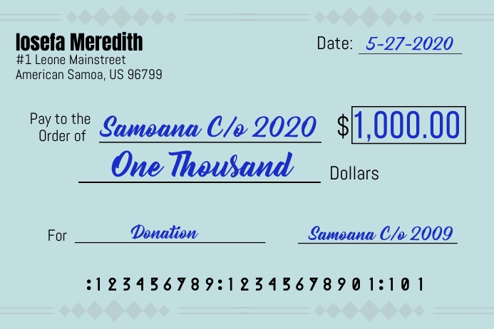 Copy of Blue Check | PosterMyWall