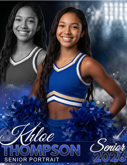 Plantilla de Morado Senior Portrait Folletos | PosterMyWall