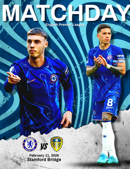 English Premier League Matchday Template | PosterMyWall