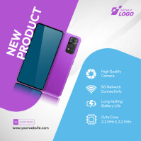 Blue Collage Mobile Phone Sale Instagram Post template