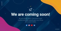 Blue Coming Soon Facebook Post Image template