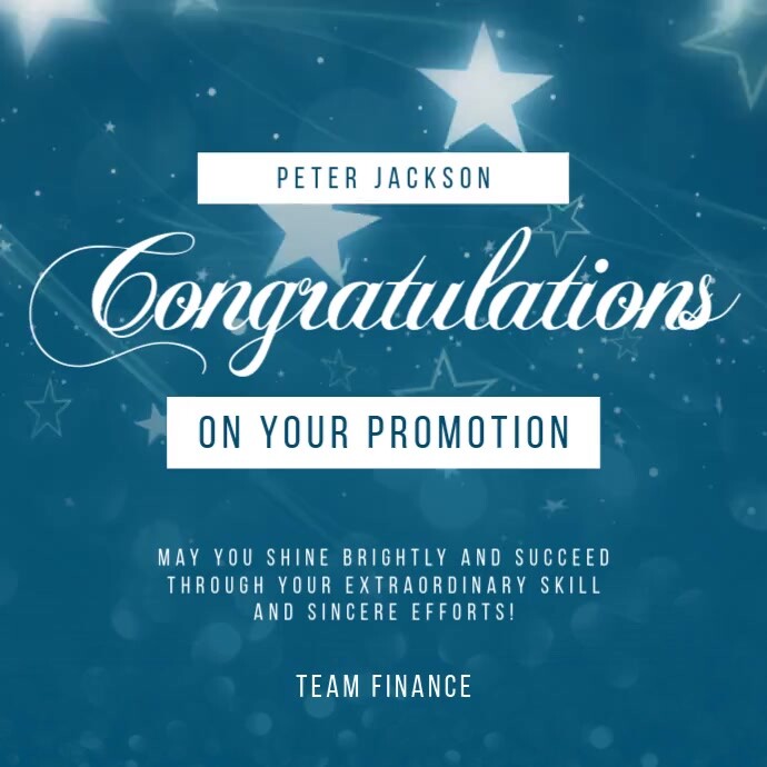 Promo Code Congratulations Congratulations Promotion Card