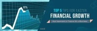Blue Corporate Finance Themed Video Email Hea Isihloko Se-imeyili template