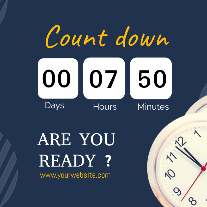 Countdown Event Instagram Ad Template | PosterMyWall