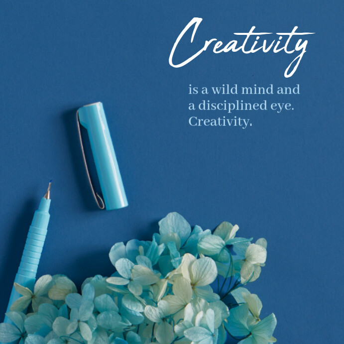 Blue  Creativity Instagram Post Iphosti le-Instagram template