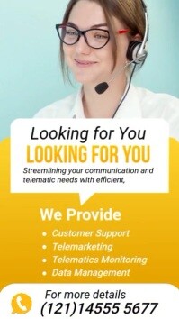 Call center Template | PosterMyWall