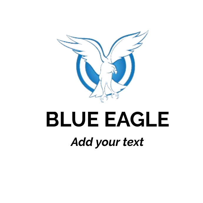 BLUE EAGLE Template | PosterMyWall