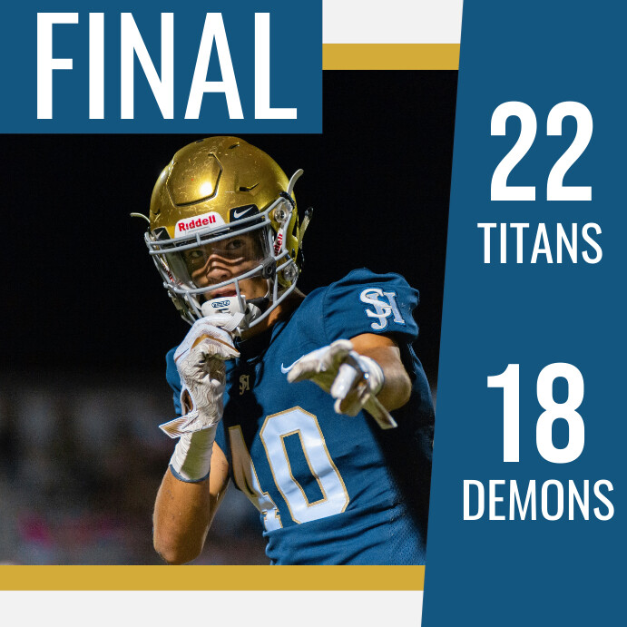 Blue Final Score Sports Instagram Post Template | PosterMyWall