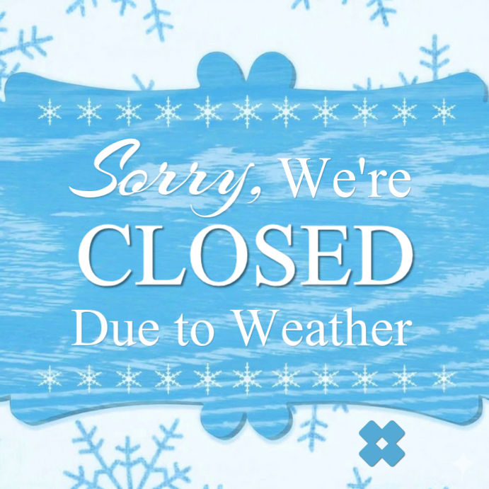 Closure Announcement Template | PosterMyWall