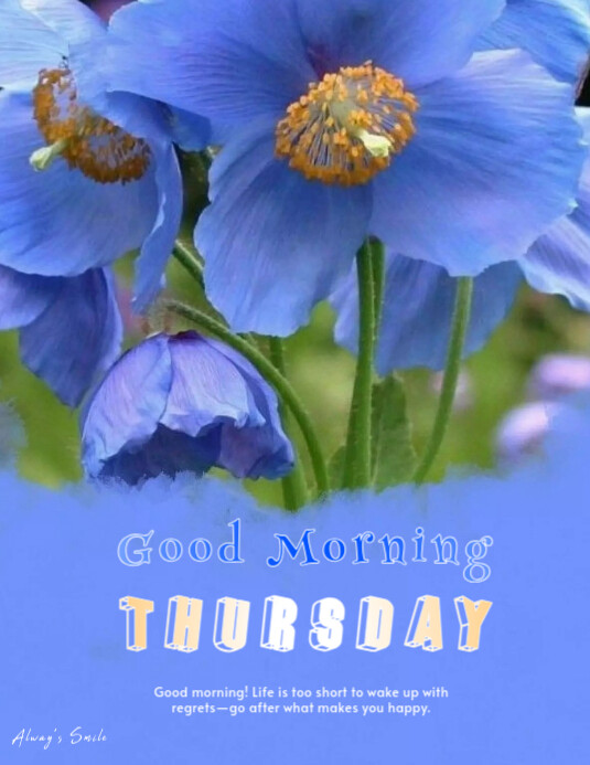 Good Morning Greeting Flyers Template | PosterMyWall