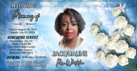 Blue Memorial Service Ibinahaging Larawan sa Facebook Template