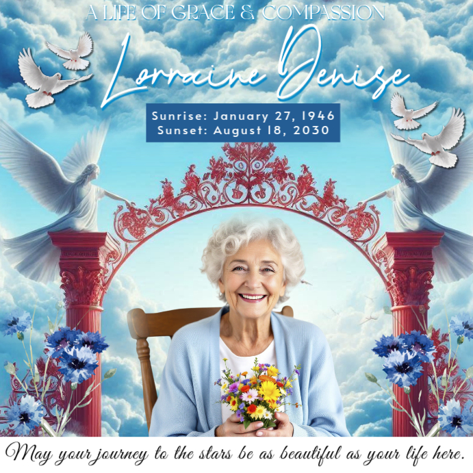 Memorial Tribute Instagram Ad Template | PosterMyWall