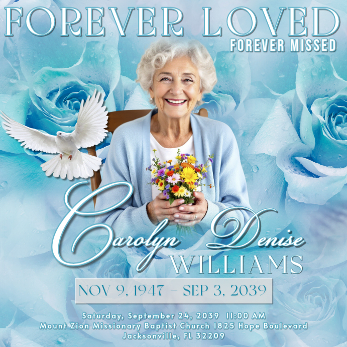 Memorial Tribute Instagram Ad Template | PosterMyWall