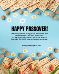 Bleu Passover Celebration Instagram Portrait Template
