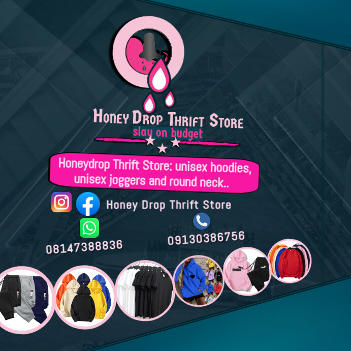Blue Flyer Instagram Post template