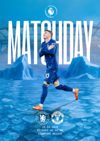 Chelsea Football Match Posters Template | PosterMyWall