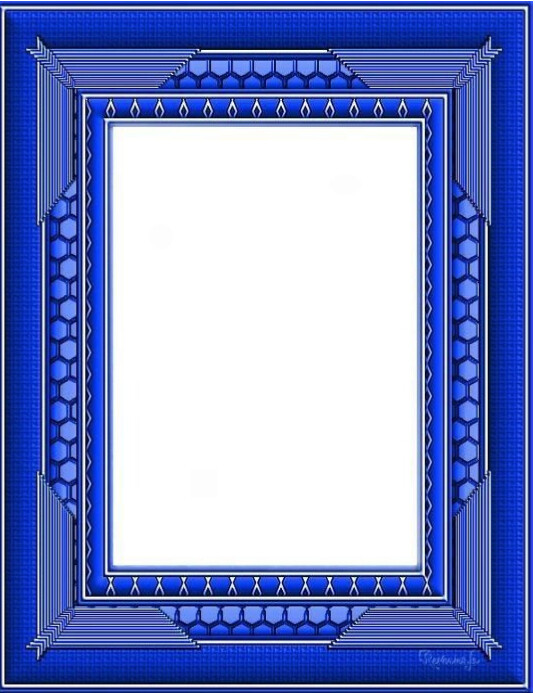 Copy of blue frame template | PosterMyWall